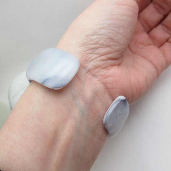 Fused Glass Cuff Bracelet - Picture 13 of 15